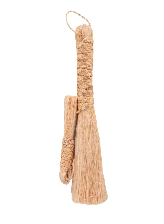Swaha Pooja Broom Combo | 1 Big and 1 Small Broom for Pooja Room | Natural Product from Banana Fibres - Image 5
